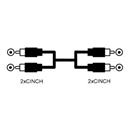 2x RCA - 2x RCA 2m