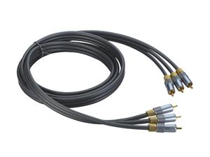 OptiCable kabel 3x cinch(M) - 3x cinch(M) Premium 1,5m