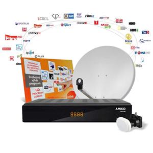 Satelitní komplet Amiko SSD 550 - CSlink bez omezení - Pa80
