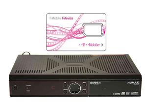 Set Humax 5100S, karta T-Mobile