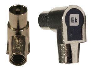 ITS IEC konektor samec, úhlový profil, kabel 6,6 - 6,9 mm