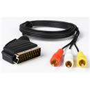 OEM A/V kabel Scart - 3x RCA 1,5m