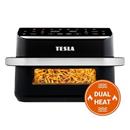 TESLA AirCook DualHeat QD575 XXL - multifunkční duální digitální horkovzdušná fritéza