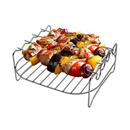 TESLA AirCook QB255 - double layer stainless steel rack for skewers/roasters (4 grill needles)