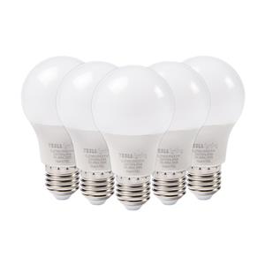 TESLA BL270840-5PACK – LED bulb žárovky E27, 8W, 806 lm, 4000K, denní bílá, 5 ks v balení