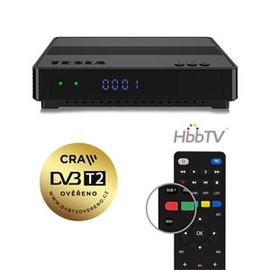 TESLA HYbbRID TV TH210 - set-top box DVB-T2 s HbbTV (H.265/HEVC)