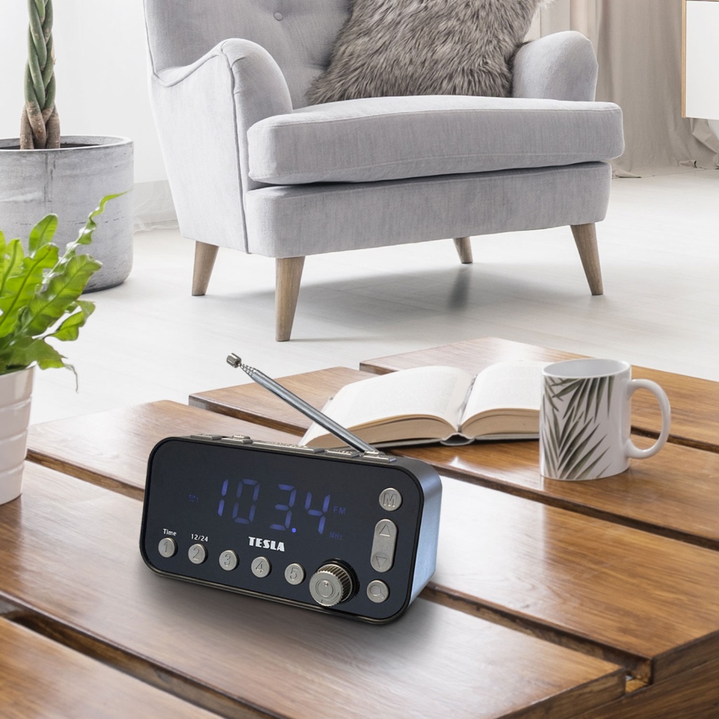 TESLA Sound RB110 radiobudík s DAB+ tunerem Satelitní technika