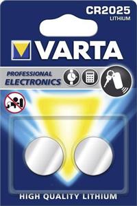 Varta baterie knoflíková CR2025/ blistr 2 ks