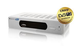 ZIRCON ICE, DVB-T2 přijímač, H.265 (HEVC), ověřeno CRA